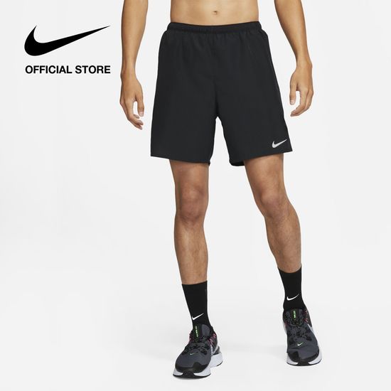 Nike Men's Challenger 2-in-1 Running Shorts - Black ไนกี้ กางเกงวิ่งขาสั้นผู้ชาย ชาเลนเจอร์ 2 อิน 1 - สีดำ