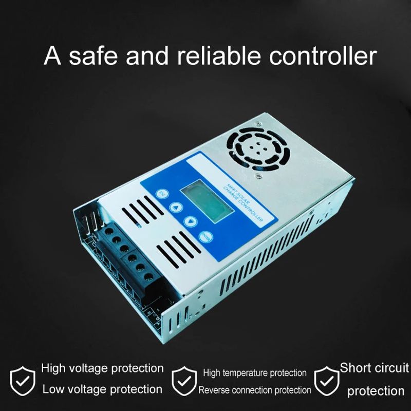 【Wifi Control】Smart MPPT Solar Controller โซล่าชาร์เจอร์ 12/24/36/48Volt AUTO รับไฟ PV 180V