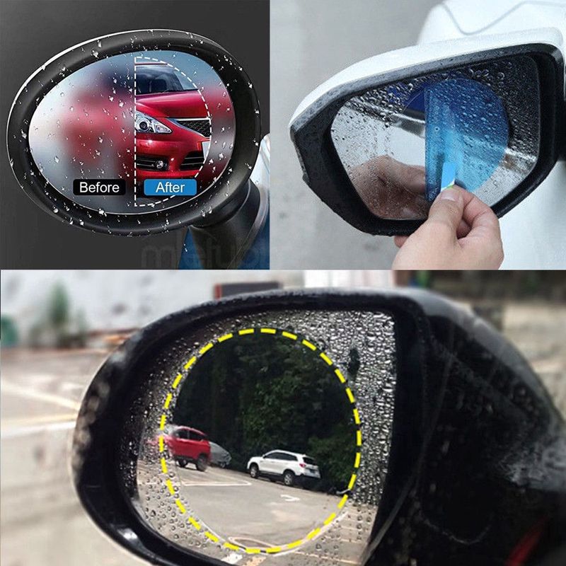 Car Coating Rainproof Rear View Mirror Window Protecter Film เคลือบรถฝนกันน้ำ