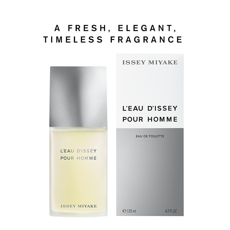 Issey Miyake LEau DIssey Pour Homme EDT (40ml  75ml  125ml) น้ำหอมสำหรับผู้ชาย กลิ่นหอมสดชื่นจากผล Yuzu สง่างาม ไร้กาลเวลา