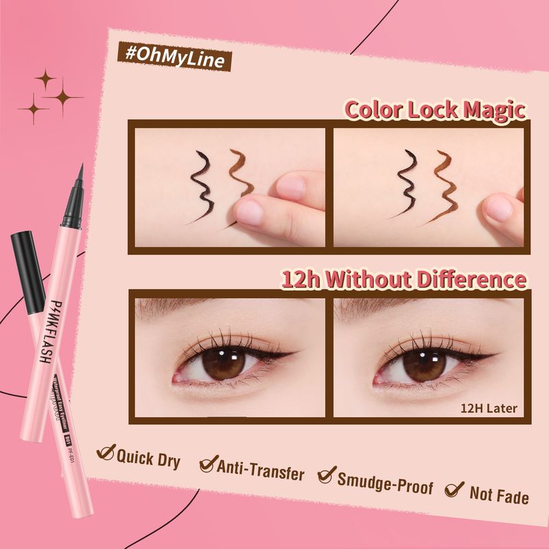 Pinkflash OhMyLine Mistake-free Upgrade Liquid Eyeliner