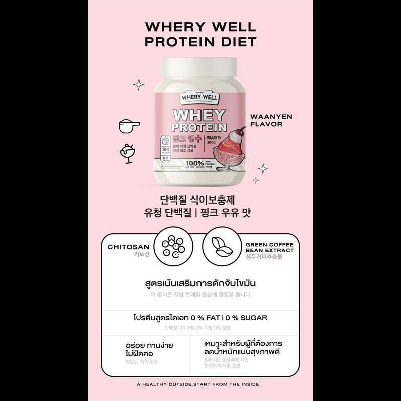 Whery whey Protein มีครบทุกรสชาติ  เวย์รี่ เวย์ โปรตีน เวย์  โปรตีน เสริมสร้างกล้าม เสริมโปรตีน ลดหิว ลดกินจุกจิก ช่วยระบบขับถ่าย เร่งเผาผลาญ