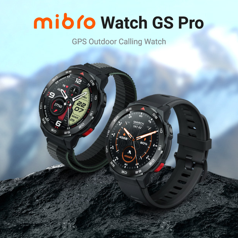 [ใช้คูปองลดเหลือ 3329 บ.] Mibro Watch GS Pro สมาร์ทวอทช์ โทรได้ GPS ในตัว กันน้ำ 5ATM จอ AMOLED 1.43 นิ้ว 60Hz แถมฟรี! ฟิล์ม -1Y