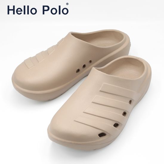 Hello Polo รองเท้าแตะ รองเท้าหัวโต ระบายอากาศ พื้นนุ่มมาก กันลื่น รองเท้าแตะแพลตฟอร์ม ทุกโอกาส ผู้หญิง เหมาะกับฤดู HP8019