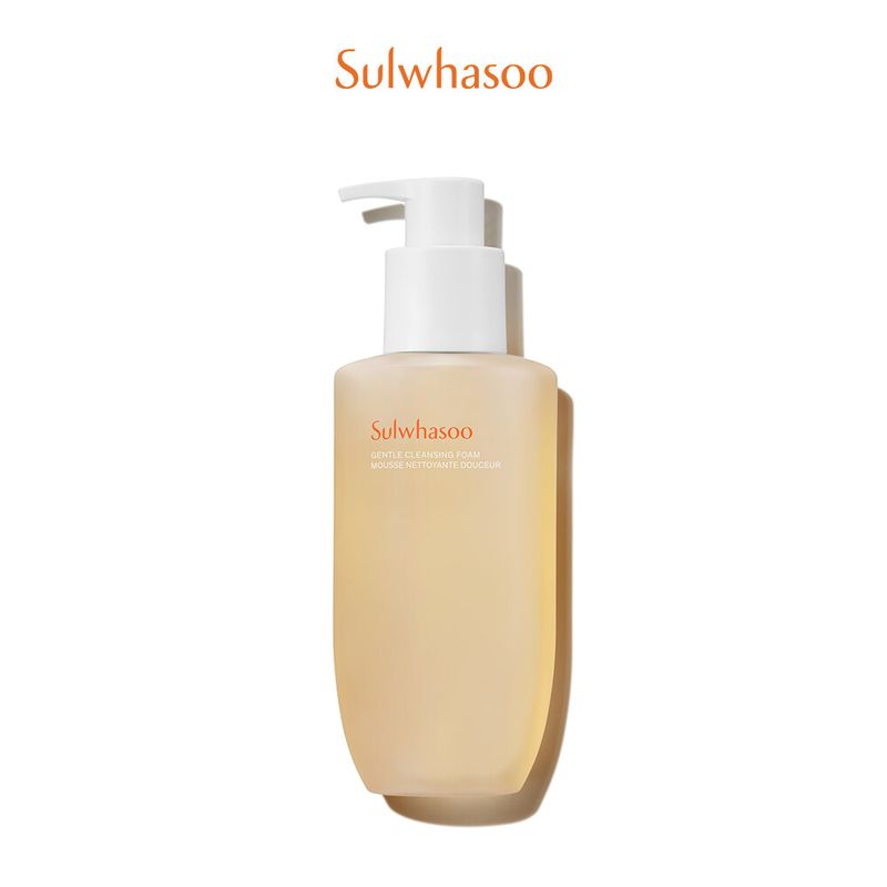 SULWHASOO Gentle Cleansing Foam 400ML โฟมล้างหน้าสำหรับขจัดสิ่งสกปรก เมคอัพ ฝุ่นละอองและความมันออกจากรูขุมขน คงความชุ่มชื้นไว้บนผิว