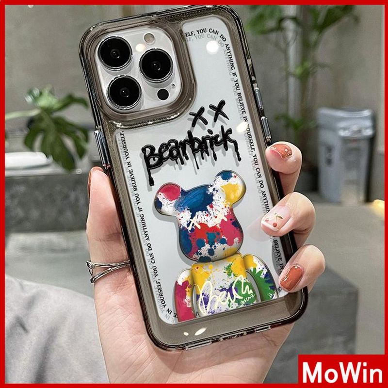 Mowin - เข้ากันได้สำหรับ 15 เคสไอโฟน11 เคสโทรศัพท์ iphone 14 pro max 14 Plus สำหรับ 14 Pro Max เคส iphone อะคริลิคคุณภาพสูงเคสแข็งปุ่มโลหะกล้องป้องกันกันกระแทกการ์ตูนน่ารักสำหรับ 14 Plus 13 Pro Max 12 Pro Max XR 7Plus