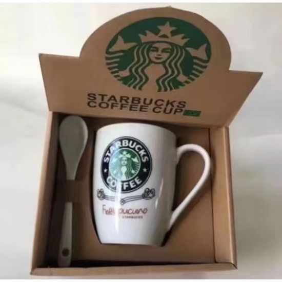 พร้อมส่ง แก้ว ถ้วยกาแฟสตาร์บัค ถ้วยกาแฟร้อน แก้วชงกาแฟ แก้วกาแฟสตาร์บัคส์ แก้วกาแฟ เซรามิค อย่างดี ลายน่ารัก