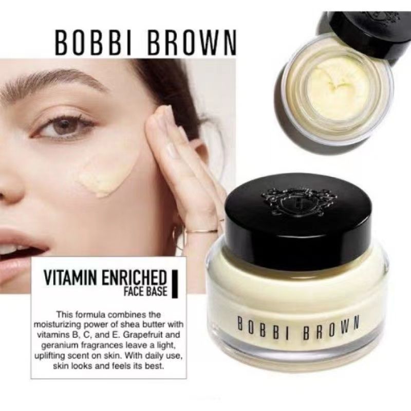 【100%ของแท้】บ็อบบี้ บราวน์ Bobbi Brown Vitamin Enriched Face Base - Moisturizer and Primer 7ml/15ml