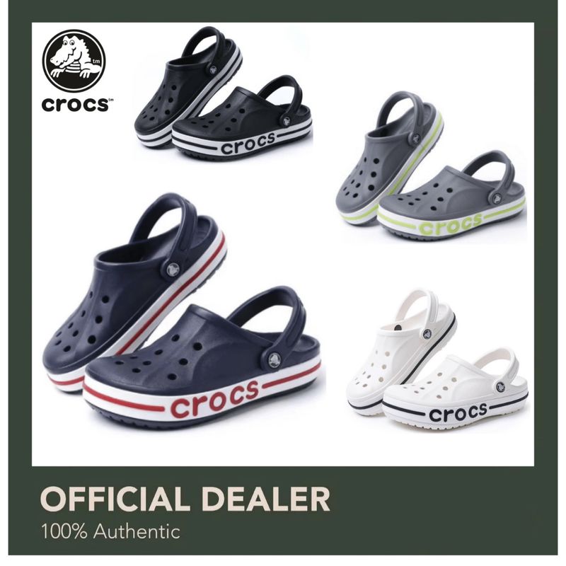 〖ใหม่เอี่ยมของแท้〗รองเท้าลำลองแฟชั่น หัวโต สไตล์ Crocs BayaBand Clog ( Unisex ) เบา ใส่สบาย（พร้อมส่งทันที ）