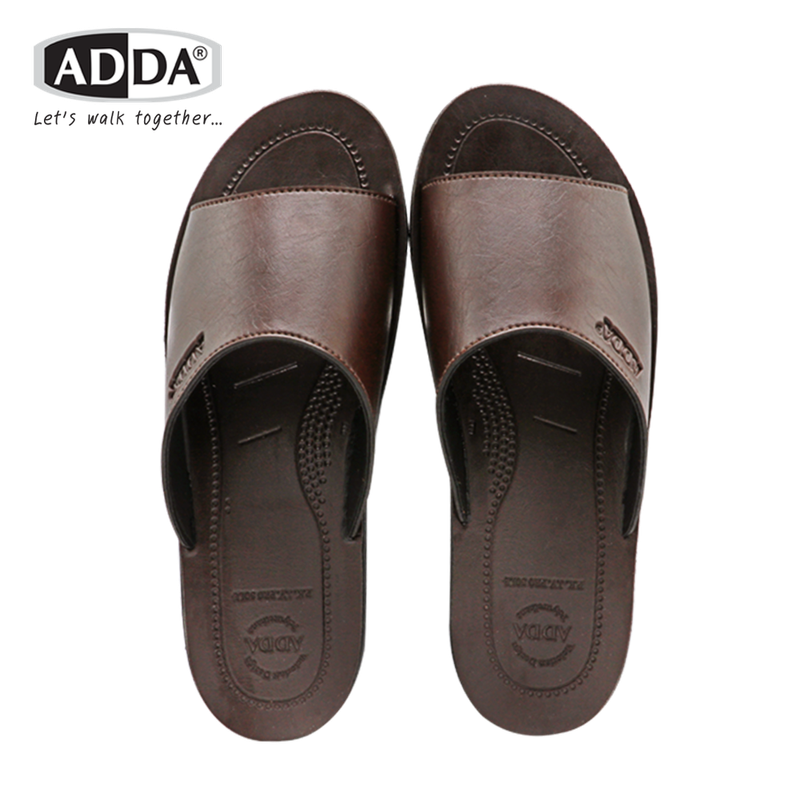 ADDA PU รองเท้าแตะ รองเท้าลำลอง สำหรับผู้ชาย แบบสวม รุ่น 7F13M3 (ไซส์ 44-45)