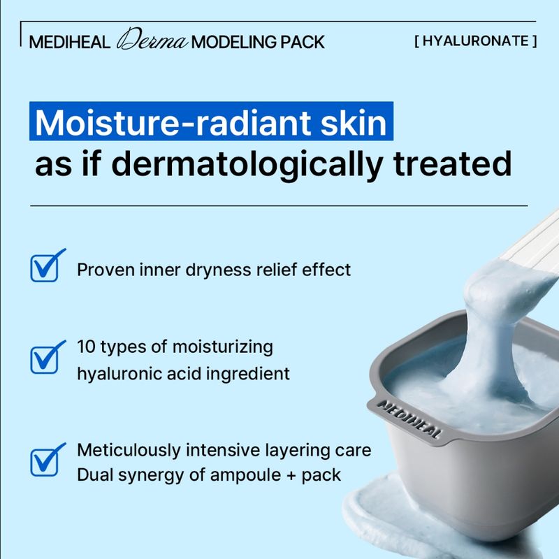 Mediheal Hyaluronate Derma Modeling Pack Double Set