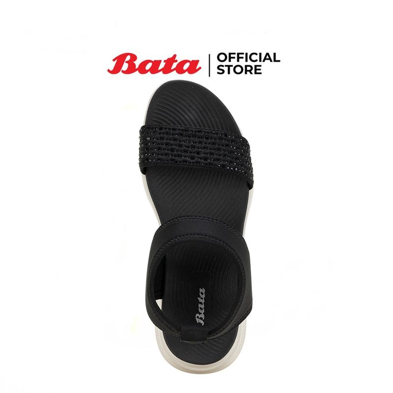 Bata บาจา รองเท้าแบบสวมรัดส้น ใส่ลำลอง น้ำหนักเบา สวมใส่ง่ายรองรับน้ำหนักเท้าได้ดี สูง 1 นิ้ว สำหรับผู้หญิง รุ่น Vacay สีดำ 6716321 สีชมพู 6715321