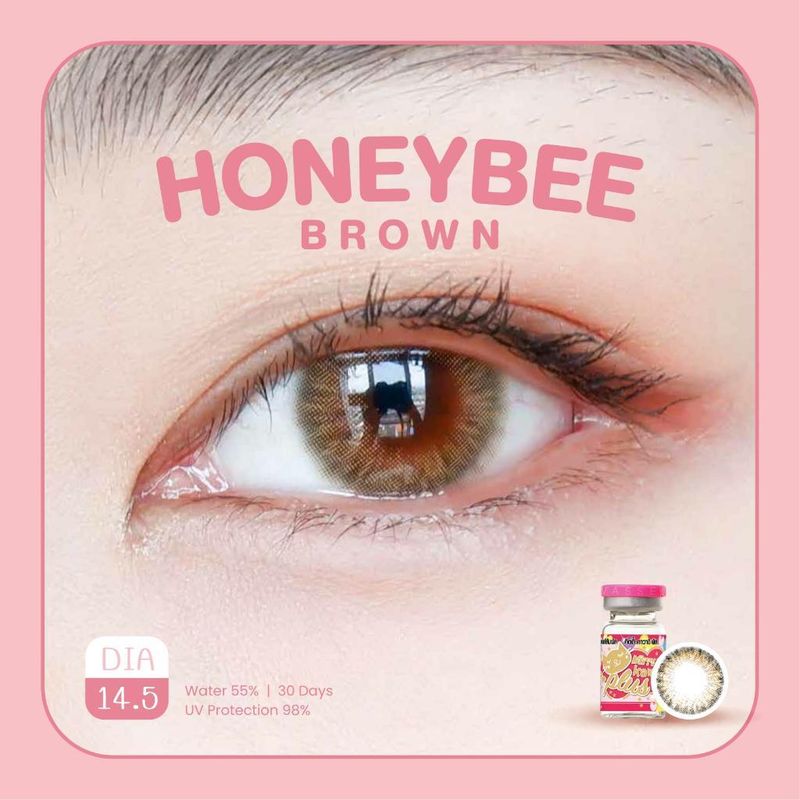 [ ใหม่!! ] คอนแทคเลนส์ คิตตี้ คาวาอิ Honey Bee