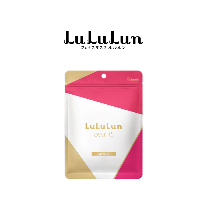 (ซอง 7 แผ่น) LuLuLun O45 Moist Face Mask ลูลูลูน แผ่นมาส์กหน้า สูตรอ่อนเยาว์ ผิวเปร่งประกาย