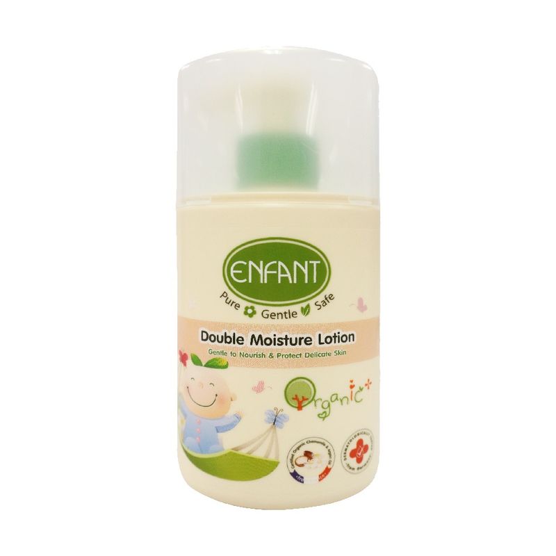 อองฟองต์ ออแกนิค ดับเบิ้ล มอยส์เจอร์ โลชั่น Enfant Organic Double Moisture Lotion แบบขวด และแบบหลอด