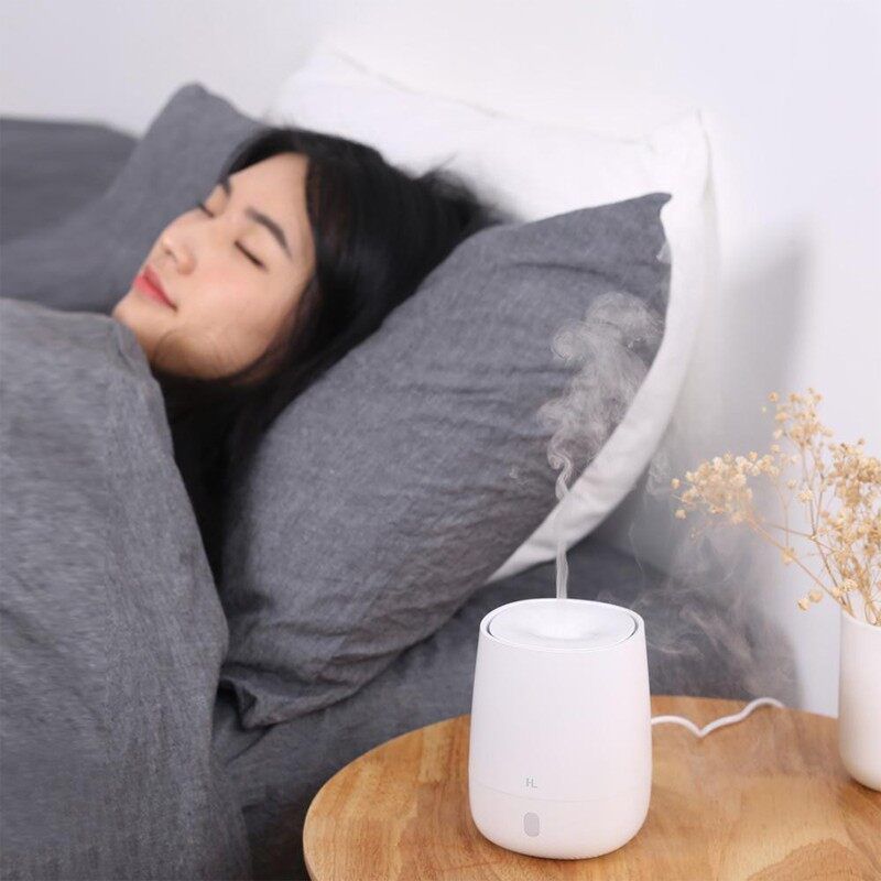 Xiaomi YouPin Official Store HL AIR humidifier Aromatherapy diffuser พร้อมส่ง เครื่องเพิ่มความชื้นภายในห้อง แบบ USB Quiet เครื่องพ่นอโรม่า