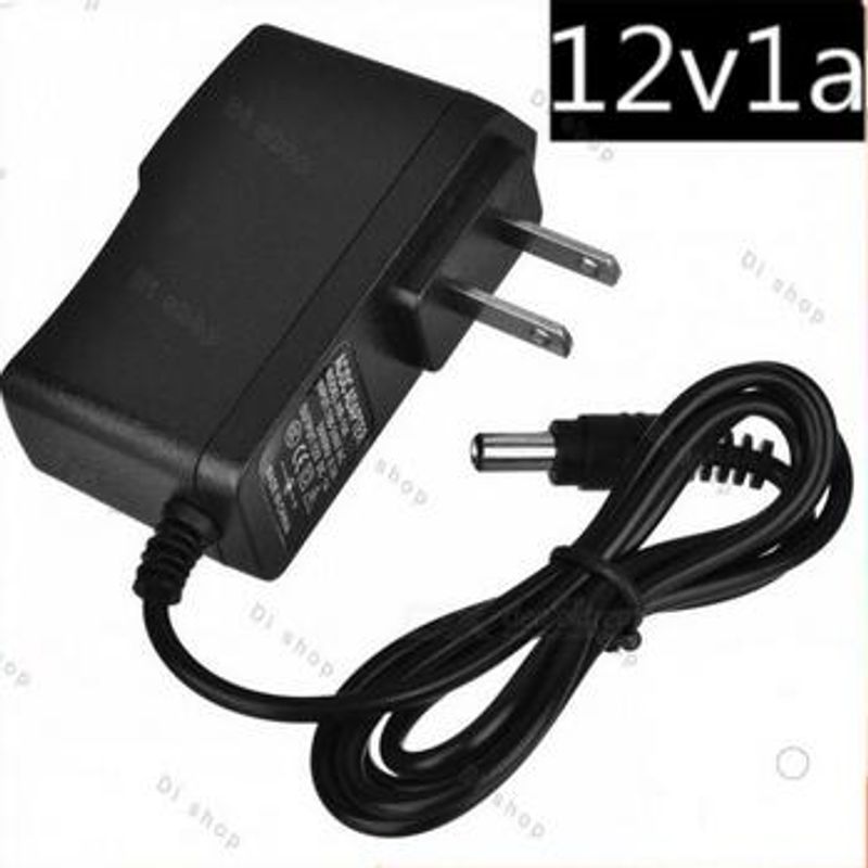 Adapter DC 12V 1A 1000mA อะแดปเตอร์ หม้อแปลง อแดปเตอร์แปลงไฟ หม้อแปลงกล้องวงจรปิด 5.5*2.1mm (Black)