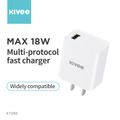 Kivee หัวชาร์จเร็ว ชุดชาร์จ ของแท้ สายชาร์จ+หัวชาร์จ Micro USB Fast Charger หัวชาร์จเร็ว หัวชาร์ทไฟ  รองรับ รุ่น Android iPhone/HUAWEI/Xiaomi/OPPO/VIVO รับประกัน 1 ปี