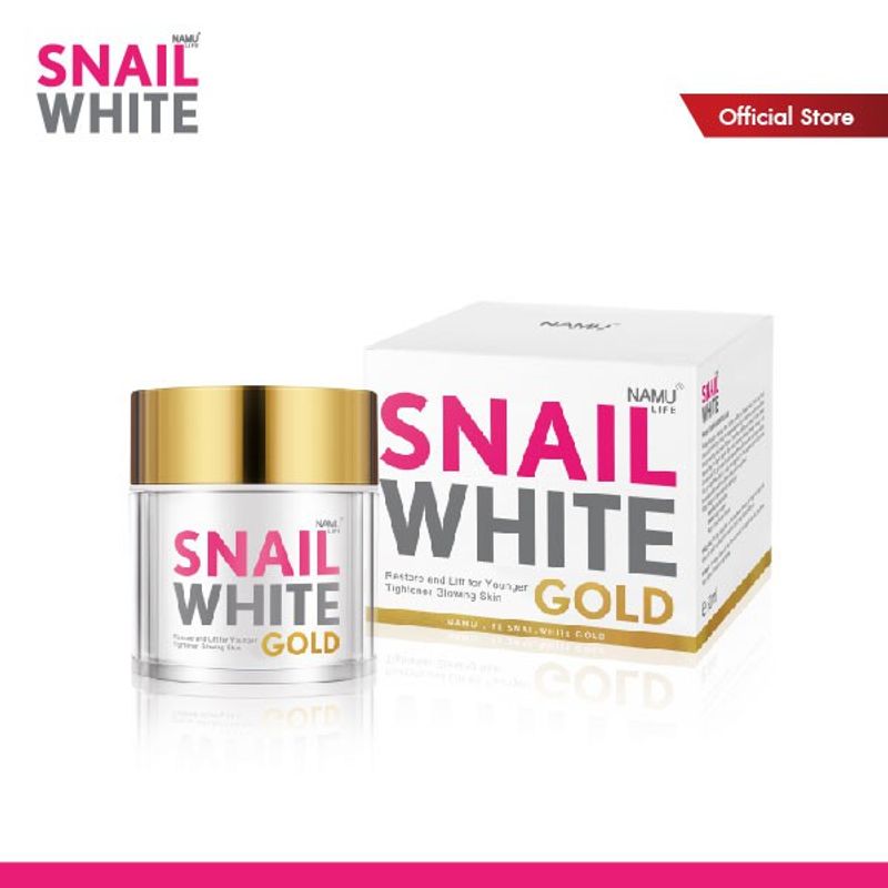 Snail White:ดับเบิ้ล บูสติ้ง แอนตี้เอจจิ้ง เซรั่ม 80ml & โกลด์ ครีม 50 ml,130