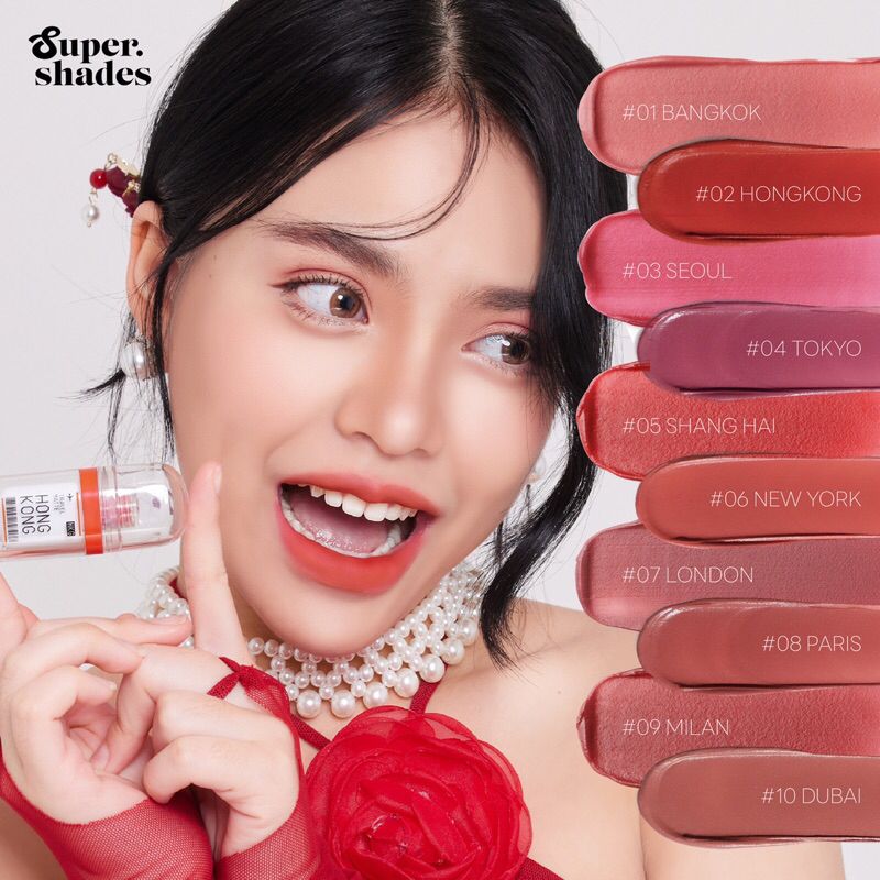 SUPERSHADES - Supershades Travel Matte Lip Comfy ซุปเปอร์เฉด ทราเวล แมท ลิป คอมฟี่ ลิป แมทเนื้อกำมะหยี่ ขนาด 5g