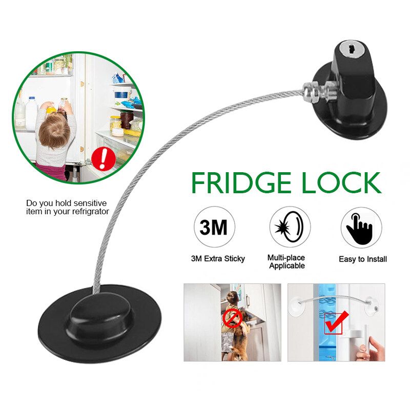 Child Safety Lock ที่ล็อคลิ้นชัก ล็อคความปลอดภัยของเด็ก ที่ล็อคตู้ ที่ล๊อคตู้เย็น ตัวล็อคลิ้นชักแบบไม่เจาะรู ล็อคป้องกันเด็ก XPH87