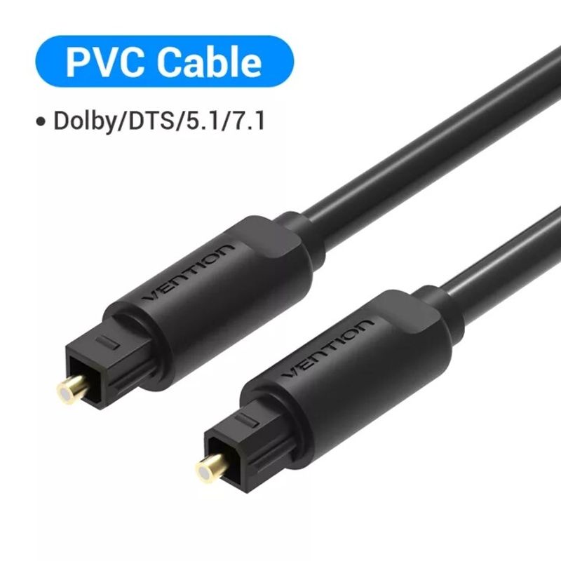 Vention Digital Optical Fiber Audio Cable For Amplifiers Blu-Ray Xbox TV Sound Bar PS4 Toslink Digital SPDIF Coaxial Cable