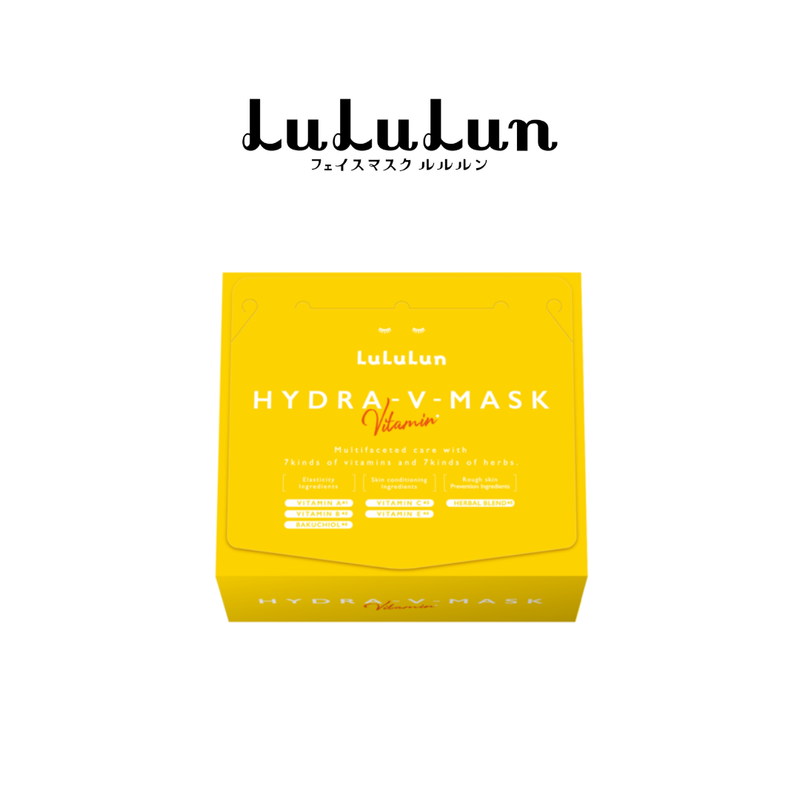 (แพ็ค 28 แผ่น) LuLuLun Hydra V Face Mask ลูลูลูน แผ่นมาส์กหน้า สูตรเข้มข้น เพิ่มและรักษาความชุ่มชื้น พร้อมมอบความกระจ่างใส เพื่อผิวแลดูอ่อนเยาว์