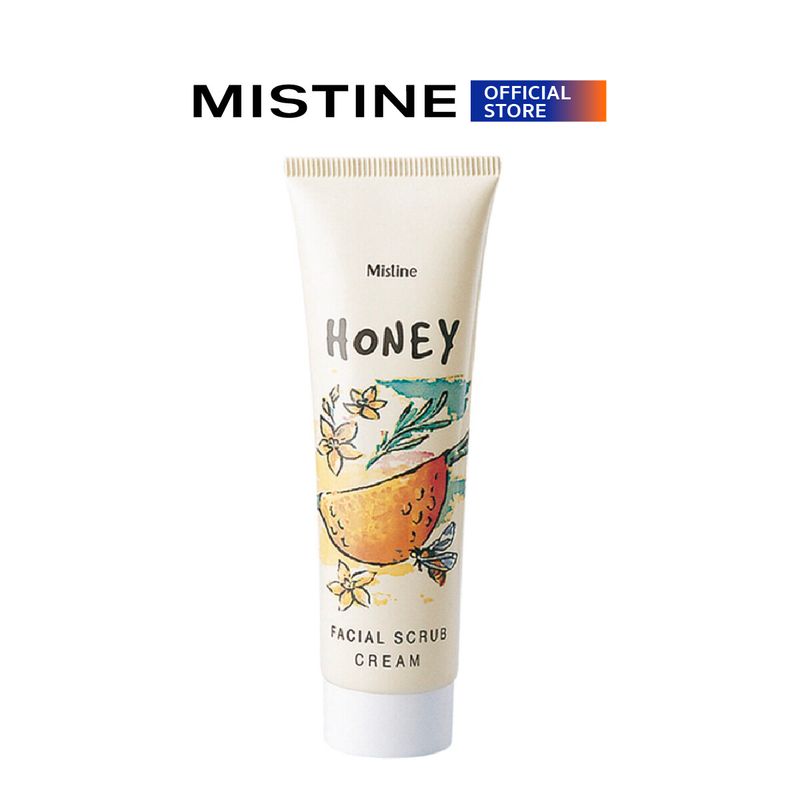 MISTINE HONEY FACIAL SCRUB CREAM ครีมขัดหน้า 85 G