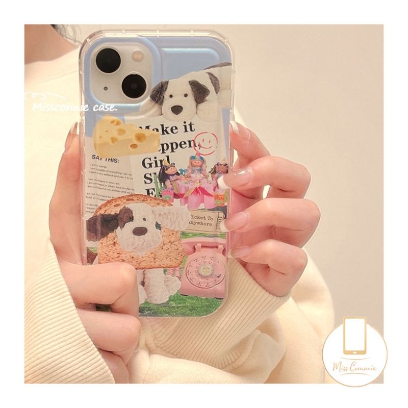 เคสโทรศัพท์มือถือ TPU แบบนิ่ม ลายการ์ตูนสุนัขน่ารัก กันกระแทก สําหรับ Redmi 9C 12C 10C 9 9T 10 A1 10A 9A 9C NFC Redmi Note 11 10s 9 10 11s Note8 Note 9 10s Note11 POCO F4