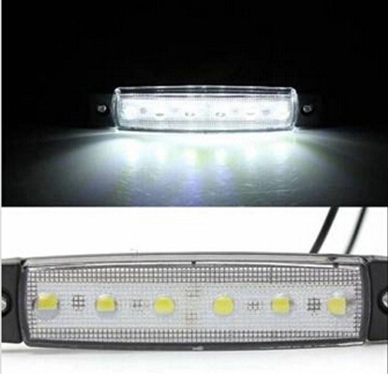 ไฟ led 6 smd led สีแดงสําหรับติดด้านข้างด้านหลังรถยนต์