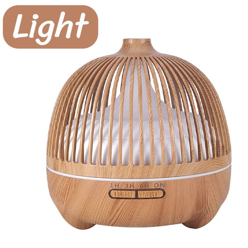 เครื่องพ่นไอน้ำ กรงนก 550ml Aroma Diffuser เครื่องฟอกอากาศ เครื่องพ่น เครื่องเพิ่มความชื้นในอากาศ ปรับอากาศให้สดชื่น ตั้งเวลาได้ LED Humidifier