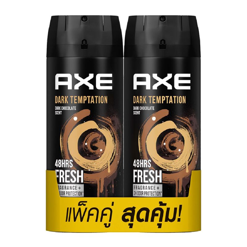 AXE แอ๊กซ์ ดาร์คเทม สเปรย์ระงับกลิ่นกาย 135 มล. (แพ็คคู่)