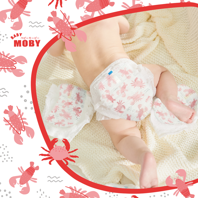 Baby Moby ผ้าอ้อมสำเร็จรูป ชนิดกางเกง ไซซ์  (Size NB  S M  L  XL  XXL)  ( 1 แพ็ค)