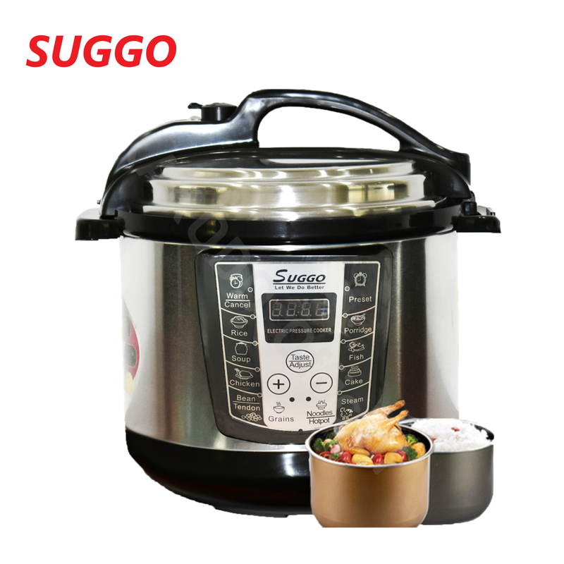 SUGGO หม้อแรงดันไฟฟ้า(ดิจิตอล) ขนาด6L(ลิตร)