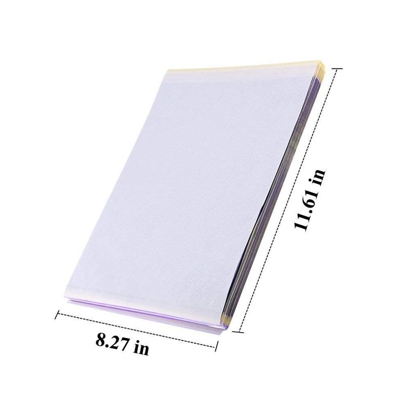 100แผ่น กระดาษลอกลาย A4 Size Tattoo Tracing paper กระดาษลอกลายสัก แผ่นลอกลายสัก