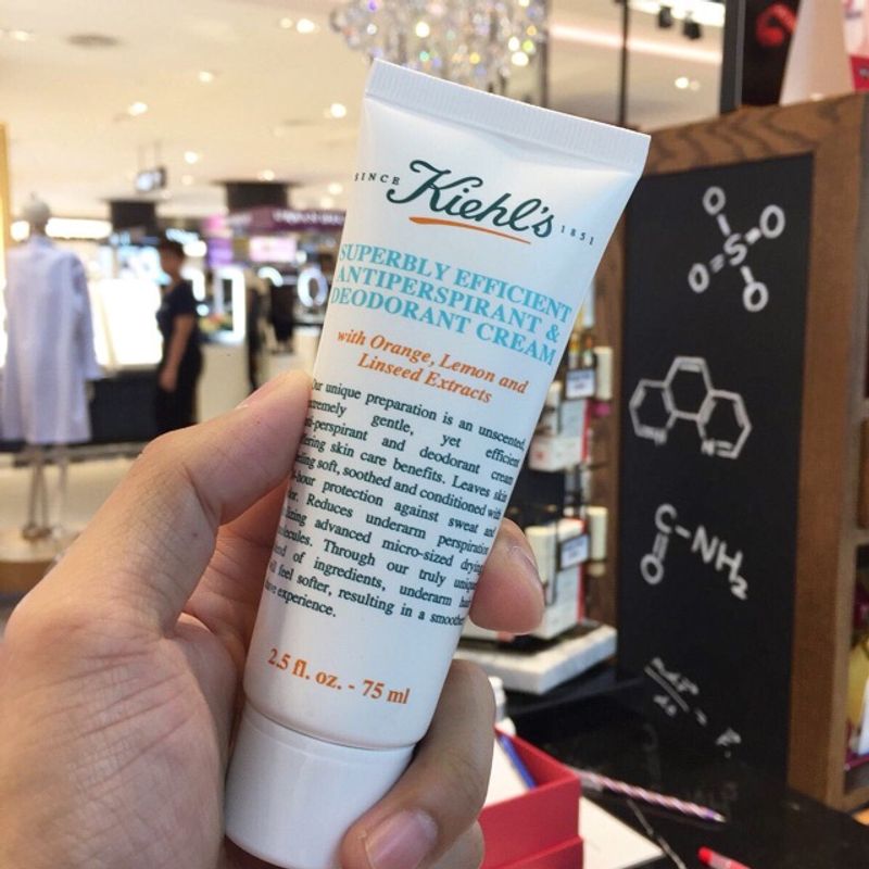 (Lot ผลิต 08/2023) Kiehl’s Deodorant Cream 75g ทารักแร้ระงับกลิ่น