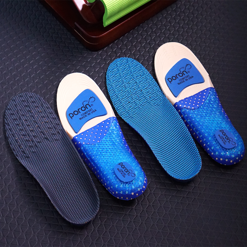 แผ่นรองพื้นรองเท้ากันกระแทก สำหรับวิ่ง Poron Insole Sport running (O5)