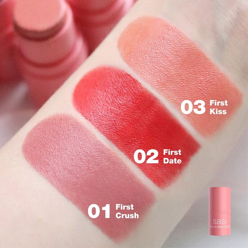 SASI Kiss Blush Stick 4g ศศิ บลัชออนแท่งแบบครีม