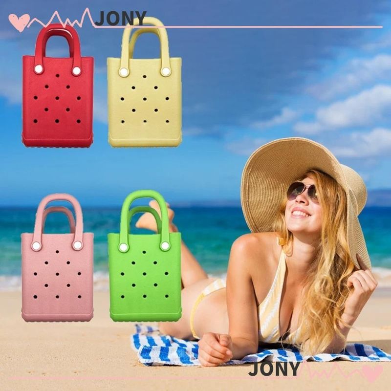 Jy1 Mini Beach Bag, Soft EVA Portable Storage Bag, กระเป ๋ าเดินทางชายหาดคุณภาพสูง