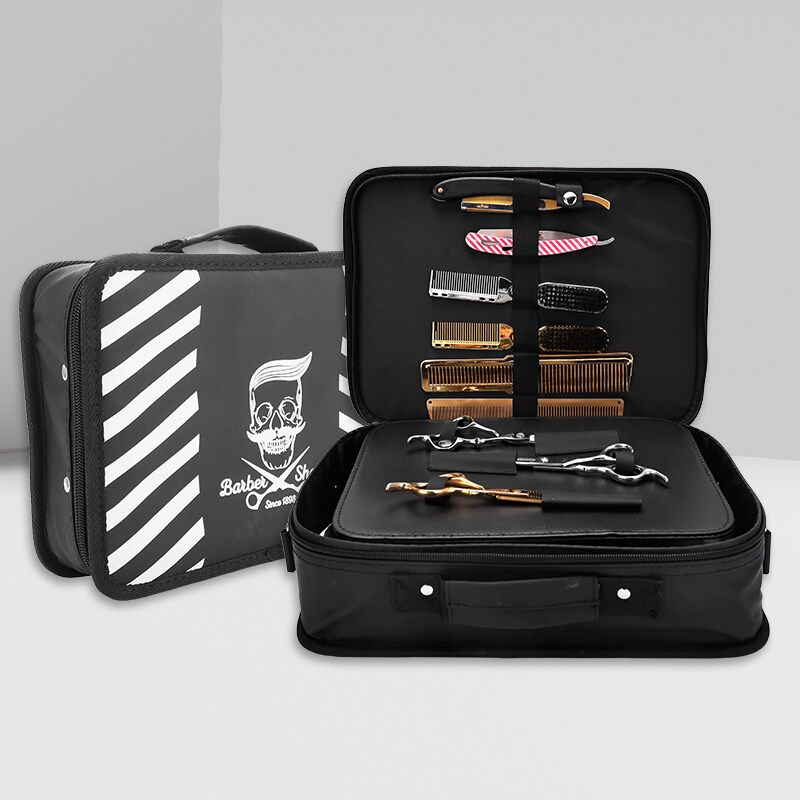 Salon Haridressing Bag Barber Haircut Scissor Bag Multi-Function Storage Organizer Clippers Combs Hair Styling Accessories Case