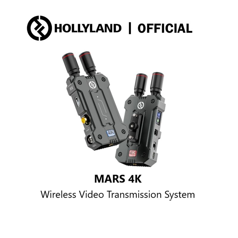 [มาใหม่ Hollyland] เครื่องรับส่งสัญญาณวิดีโอ Mars 4K 5G 3G-SDI HDMI UHD 4Kp30 1080p60 23.98 29.97 59.94 FPS 450FT 150m Range 66ms Delay