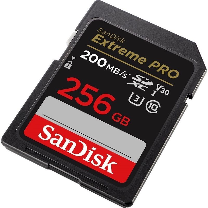 Sandisk เมมโมรี่ การ์ด Extreme Pro SDXC 256GB U3 V30 R200/W140 SDSDXXD-256G-GN4IN (ประกันศูนย์)