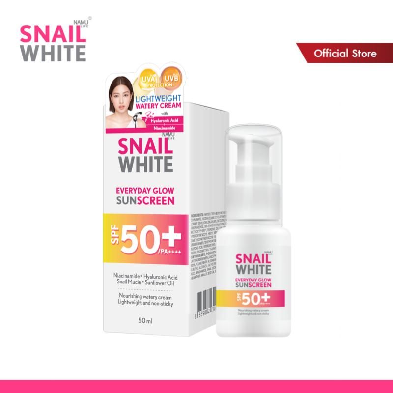 NAMU LIFE SNAILWHITE EVERYDAY GLOW SUNSCREEN