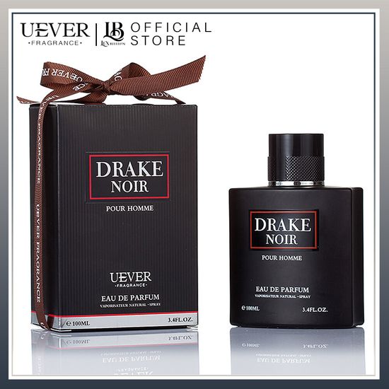 น้ำหอมแบรนด์นำเข้า UEVER DRAKE NOIR 100ml  EDP น้ำหอมฝรั่งเศส น้ำหอมผู้ชาย สไตล์ Aromatic Fougere อโรมาติกเฟิร์น แนวสดชื่นสุขุมอบอุ่น*ยอดนิยม