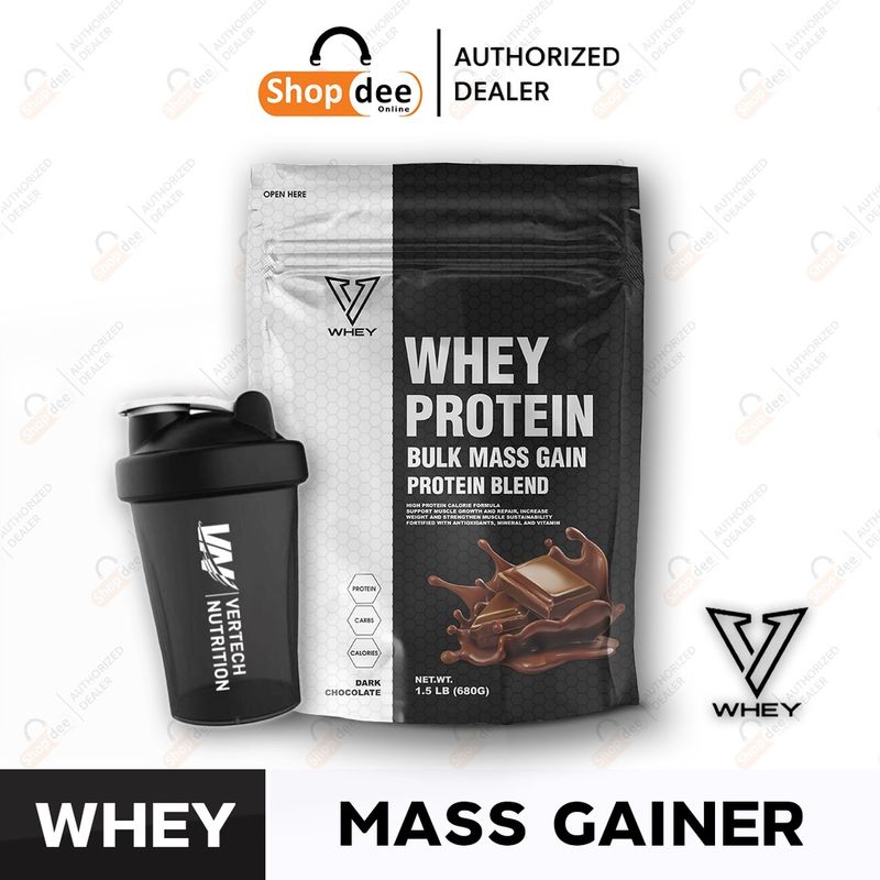 V Whey Bulk Mass Gainer Whey Protein Blend - วีเวย์ เวย์โปรตีน เพิ่มน้ำหนัก เสริมสร้างมวลกล้ามเนื้อ