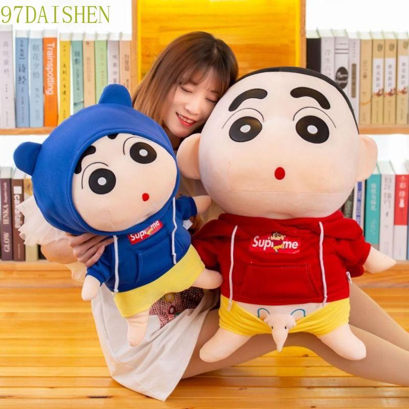 Daishen1 หมอนตุ๊กตานุ่ม รูปการ์ตูนชินจัง เหมาะกับของขวัญ สําหรับตกแต่งบ้าน