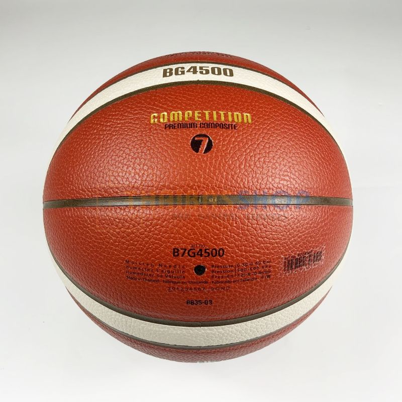 (ของแท้ 100%) ลูกบาส molten BG4500 หนังชนิด PU เบอร์7 มาตรฐาน FIBA Level-1 มี มอก.