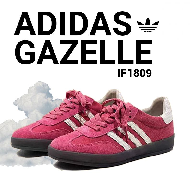 Adidas originals Gazelle Indoor IF1809（ของแท้ 100%）รองเท้าผ้าใบสำหรับผู้ชาย และผู้หญิงadidas