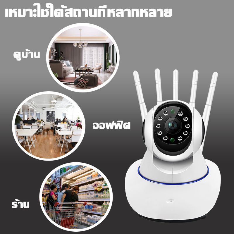 SVISION กล้องวงจรปิดไร้สาย 5M Lite เสียบไฟใช้ได้ทันที กล้องวงจรปิด wifi 5g/2.4g กลางคืนภาพเป็นสี พูดโต้ตอบได้ กล้องวงจร xiomi ip camera แถมอุปกรณ์ติตดั้ง