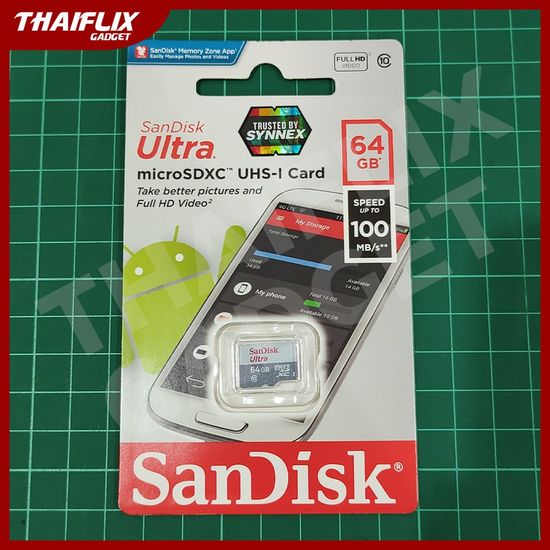 Sandisk เมมโมรี่การ์ด SanDisk Ultra® microSDHC™/microSDXC ของแท้ประกัน Synnex